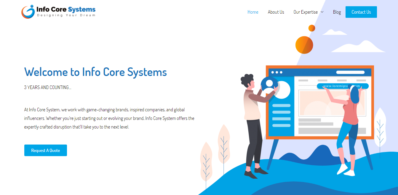 Info Core Systems Website
